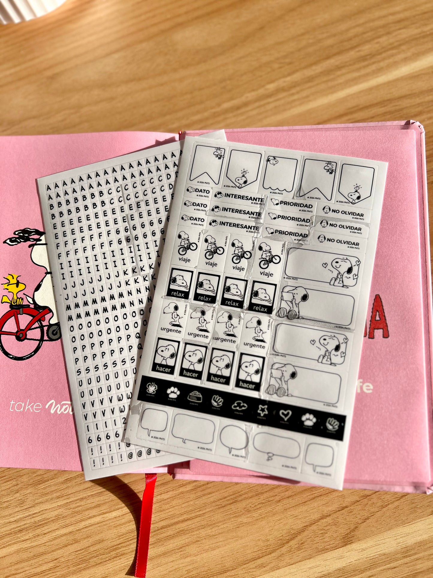 Libreta Snoopy