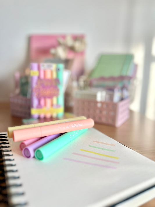 Marcadores Flúo Pastel - Mooving