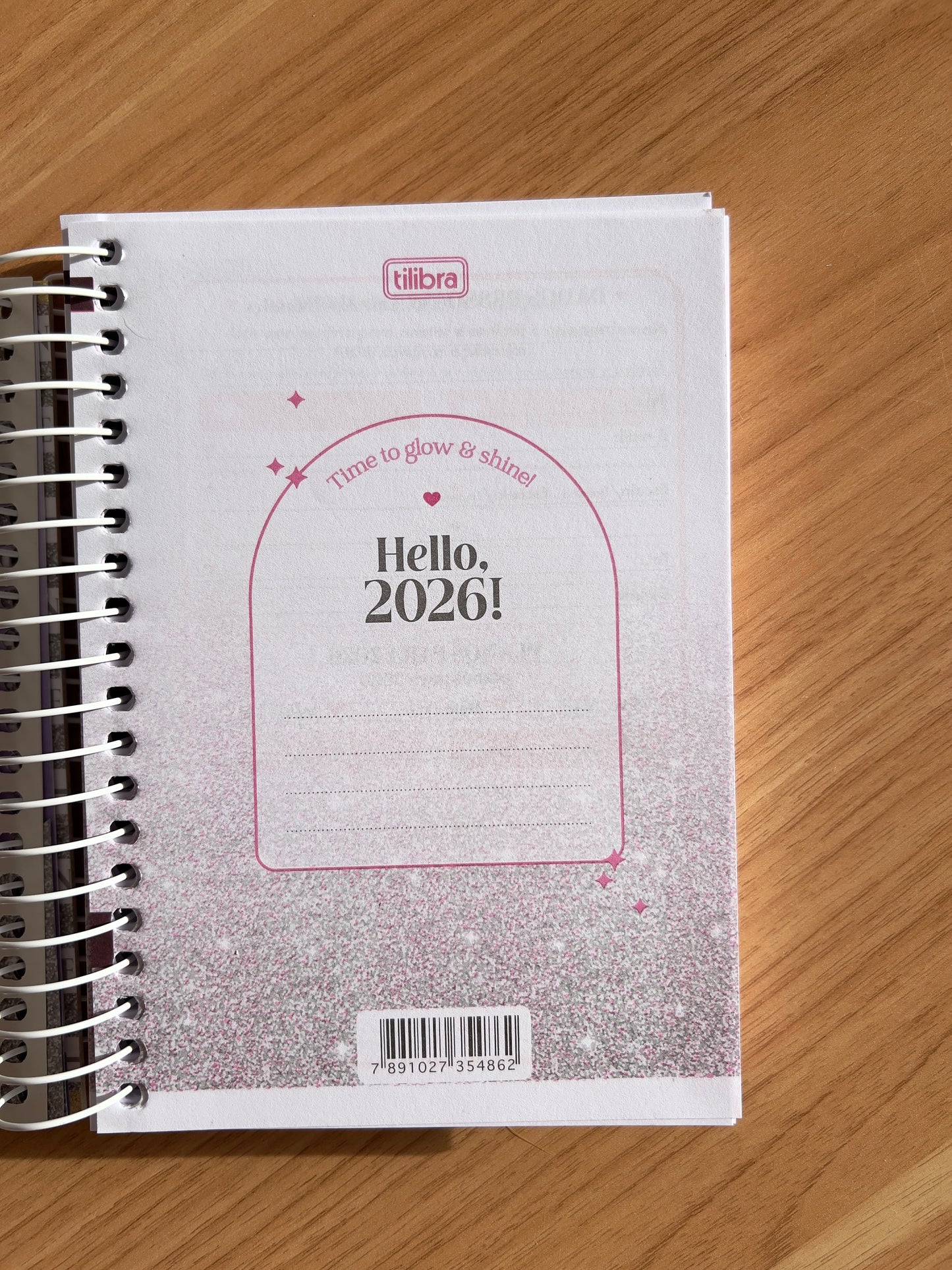 Agenda  2026 Cambridge Shine Diaria - Tilibra