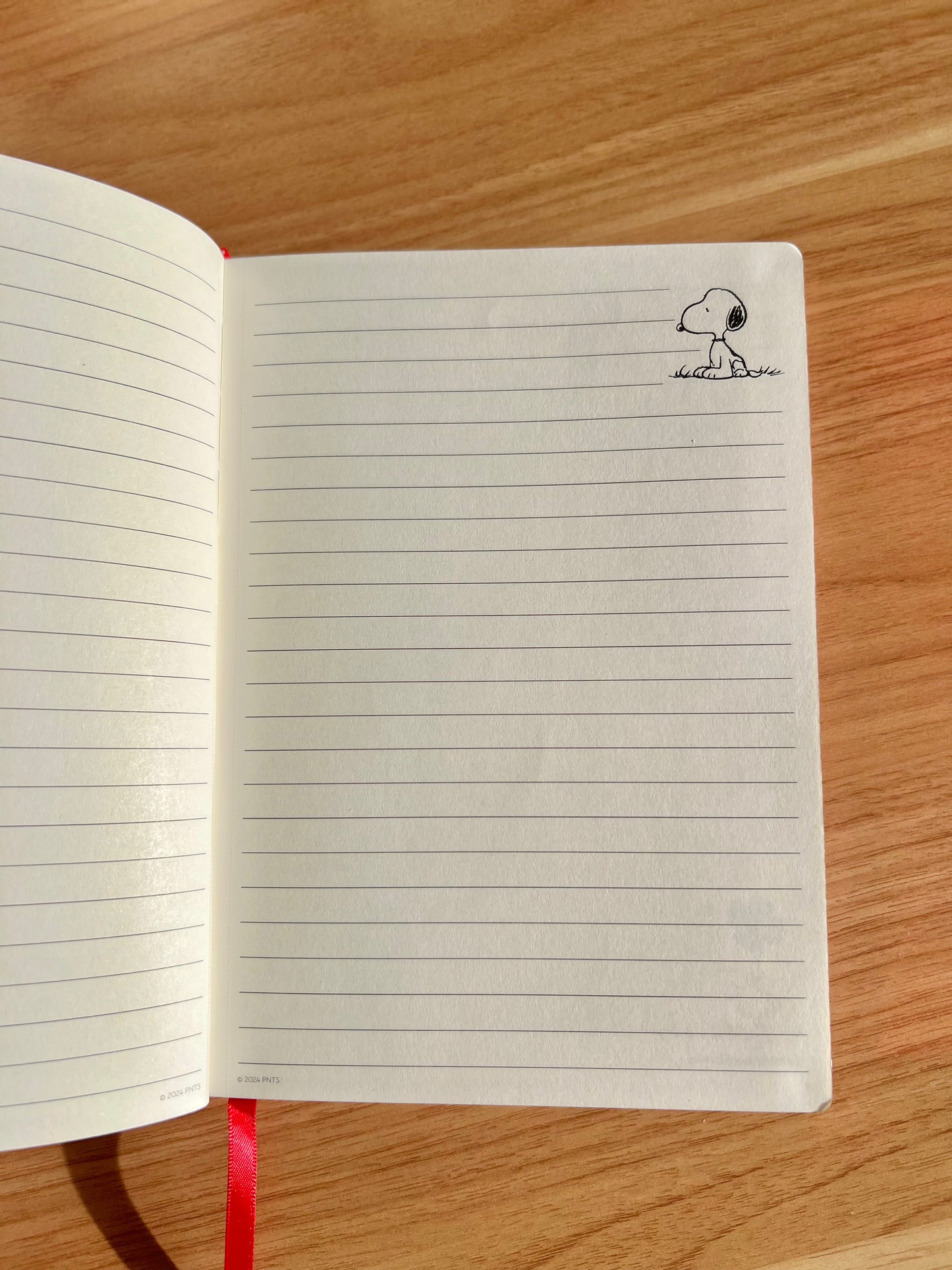 Libreta Snoopy