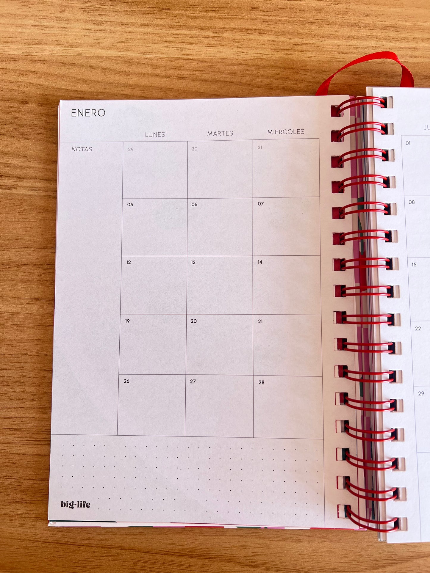 Agenda Floral Pastel 2026 Diaria - Big Life