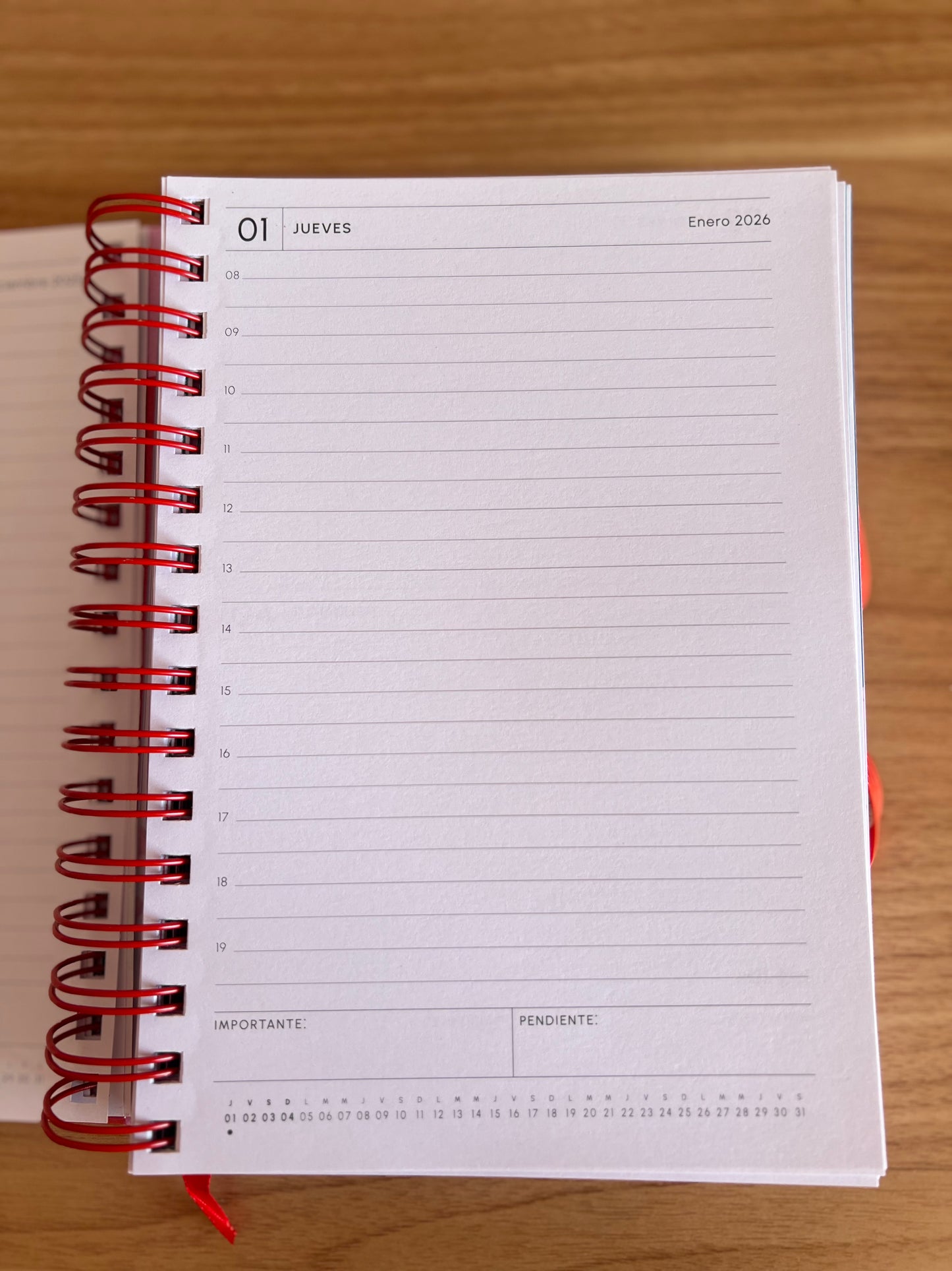 Agenda Floral Pastel 2026 Diaria - Big Life