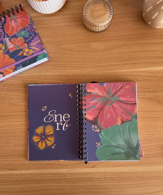 Agenda Floral 2026 Diaria - Big Life