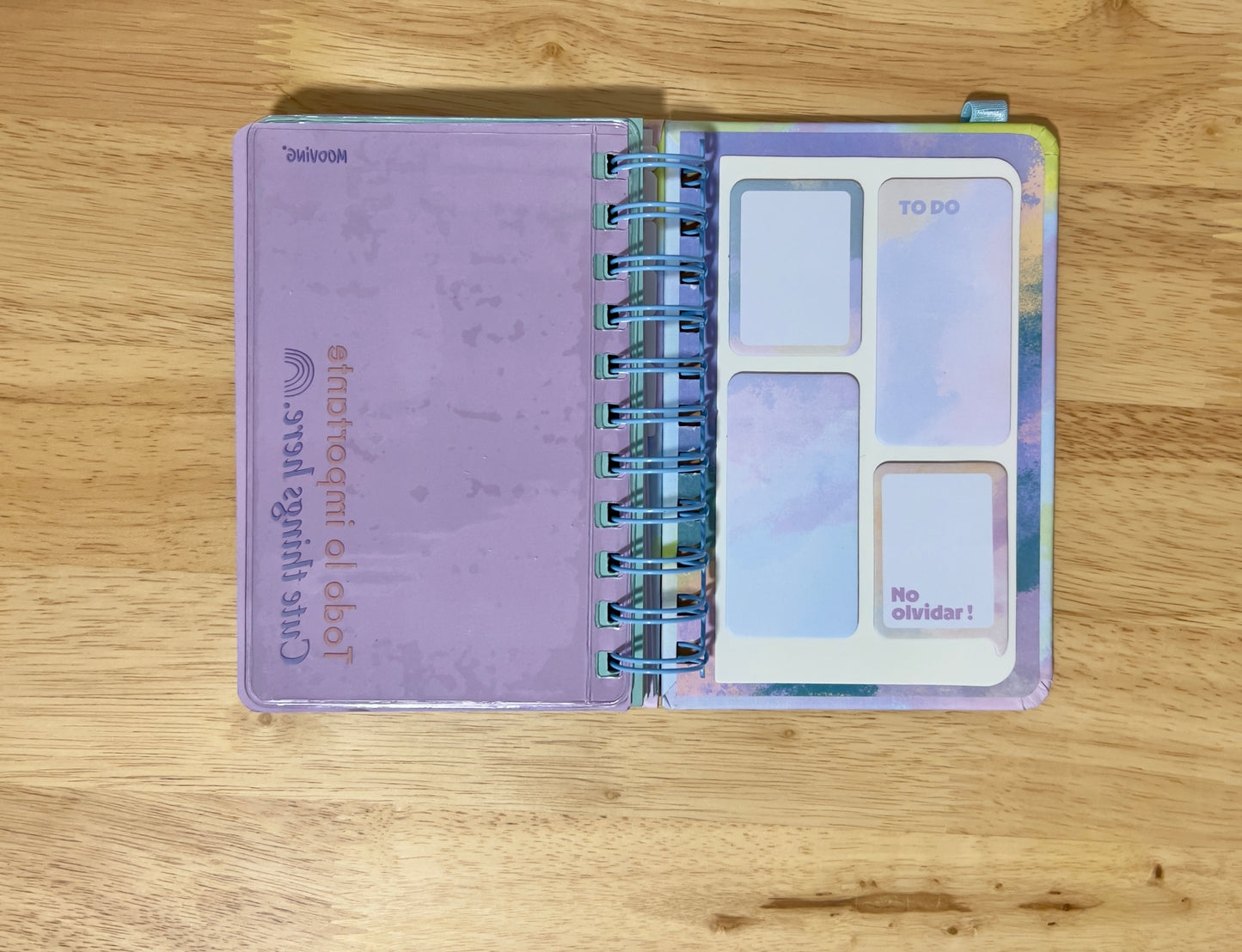 Agenda 2026 Pastel 2 días por pagína - Mooving