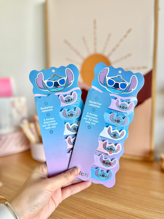 Señaladores autoadhesivas de Stitch