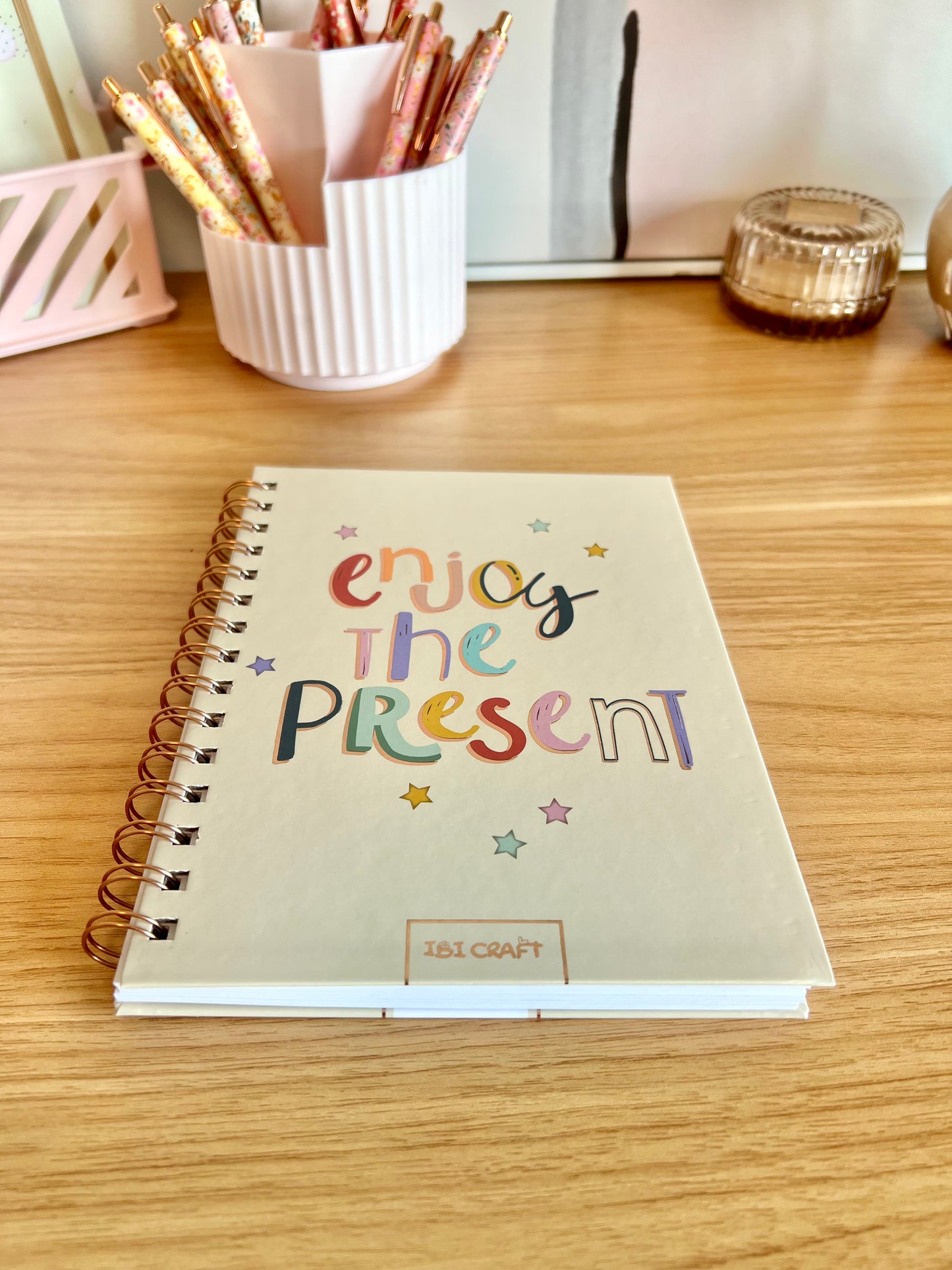 Libreta Enjoy The Present - Ibi Craft